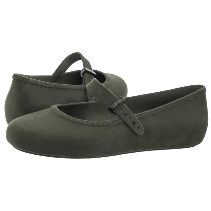 Baleriny Melissa Soft Ballerina Velvet 35941/BB051 Green – zdjęcie 1