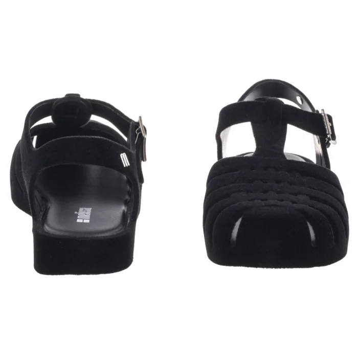 Sandały Melissa Possession Velvet II A 37845/BN603 Black Flocked – zdjęcie 4