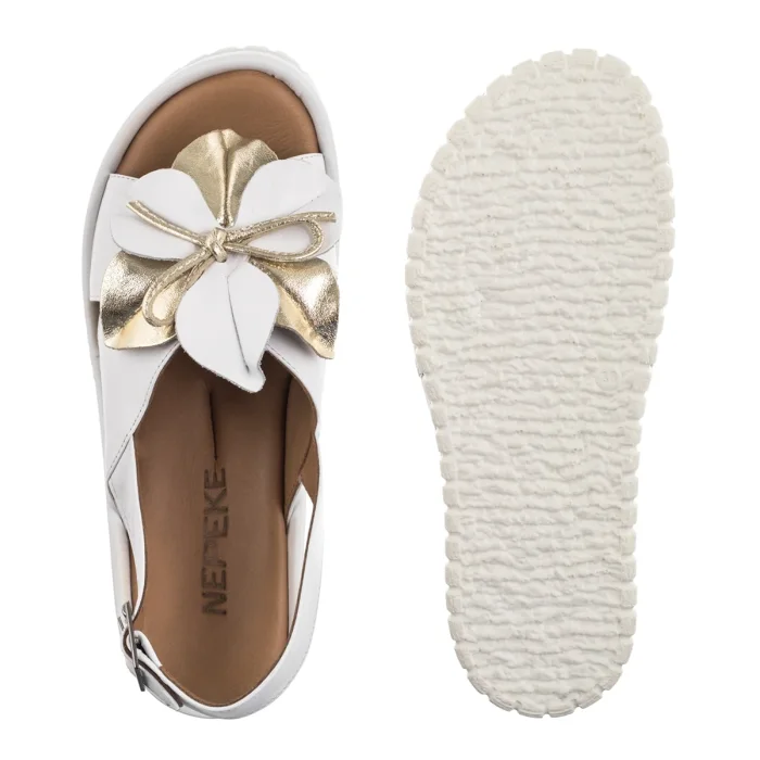Sandały Nepeke Hidajet White/Gold – zdjęcie 4