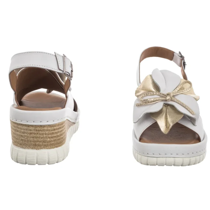 Sandały Nepeke Hidajet White/Gold – zdjęcie 5