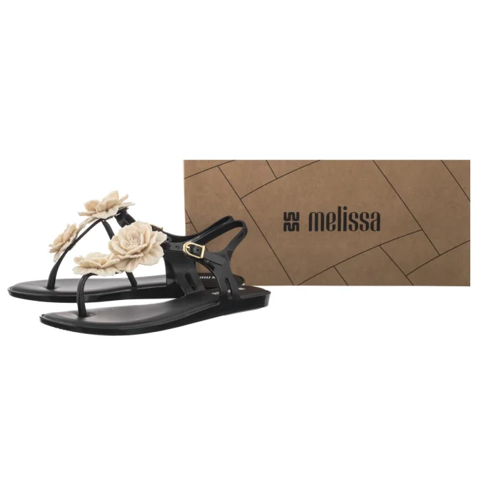 Sandały Melissa Solar Springtime AD 35709/AT154 Black/Beige – zdjęcie 6