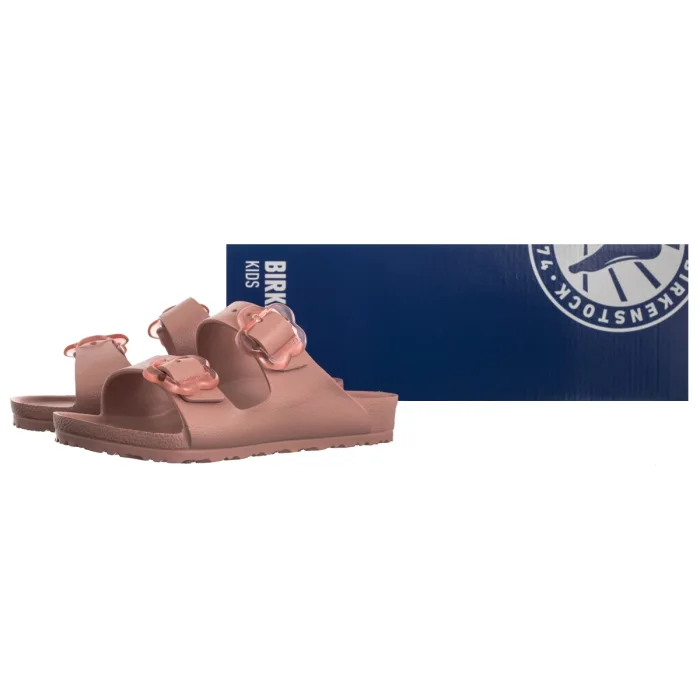 Klapki Birkenstock Arizona Flower Eva Kids Pink Clay 1032457 – zdjęcie 6