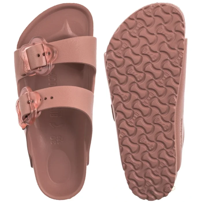 Klapki Birkenstock Arizona Flower Eva Kids Pink Clay 1032457 – zdjęcie 5