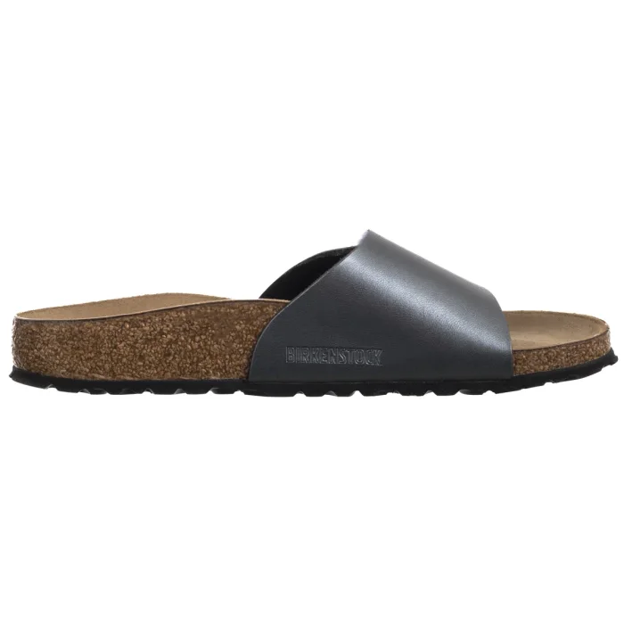 Klapki Birkenstock Catalina Cushion Buckle Metallic Black 1033036  – zdjęcie 3