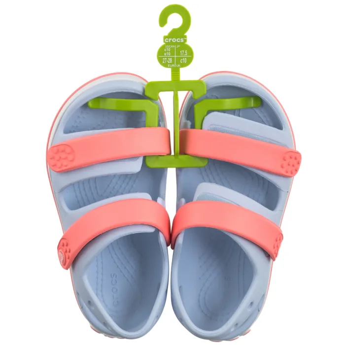 Sandałki Crocs Crocband Cruiser Sandal Blue Frost/Guava 209424-4XQ – zdjęcie 6