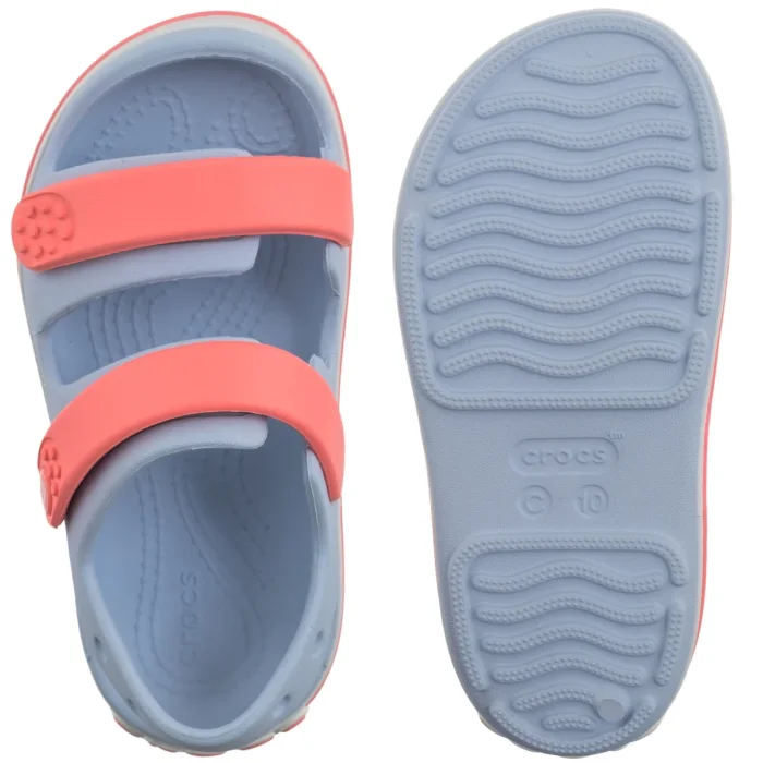 Sandałki Crocs Crocband Cruiser Sandal Blue Frost/Guava 209424-4XQ – zdjęcie 5