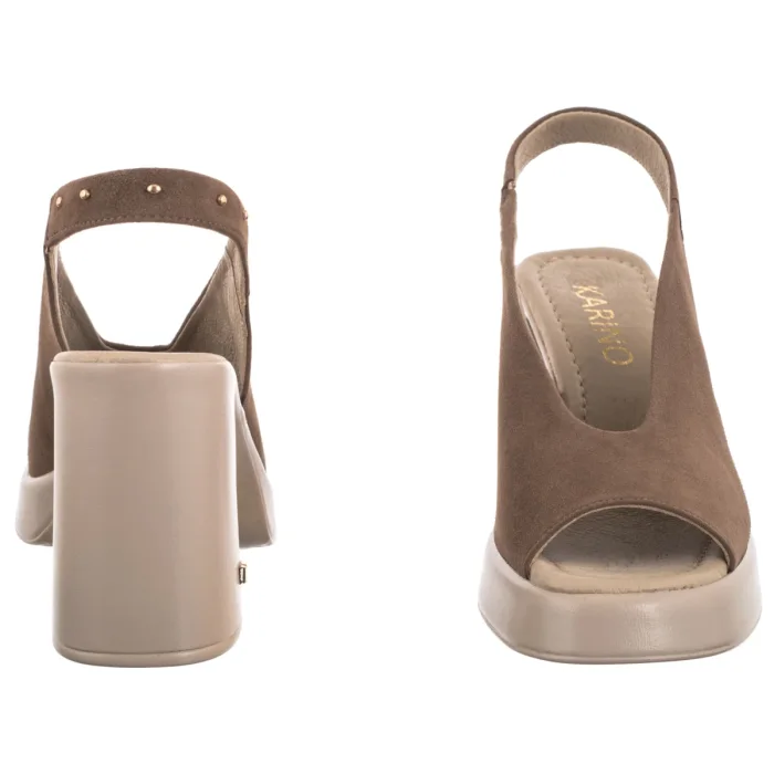 Sandały Karino Brązowe 5544/008-P – zdjęcie 4