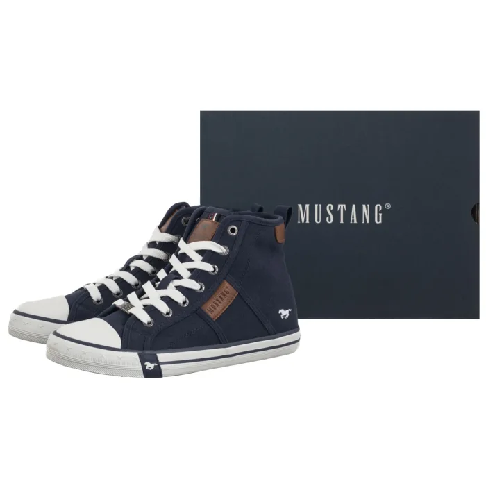 Trampki Mustang Granatowe 26M0242005 – zdjęcie 6