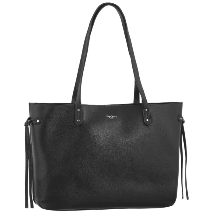 Torebka Pepe Jeans Audrey Script Black PL0300111 999 – zdjęcie 1