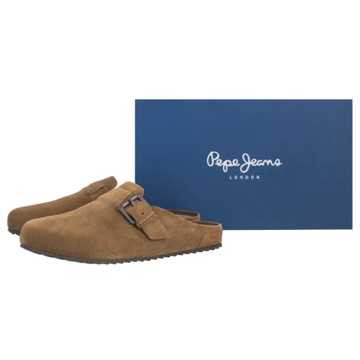 Klapki Pepe Jeans Corby Clog W Cognac Brown PLS900001 879 – zdjęcie 6