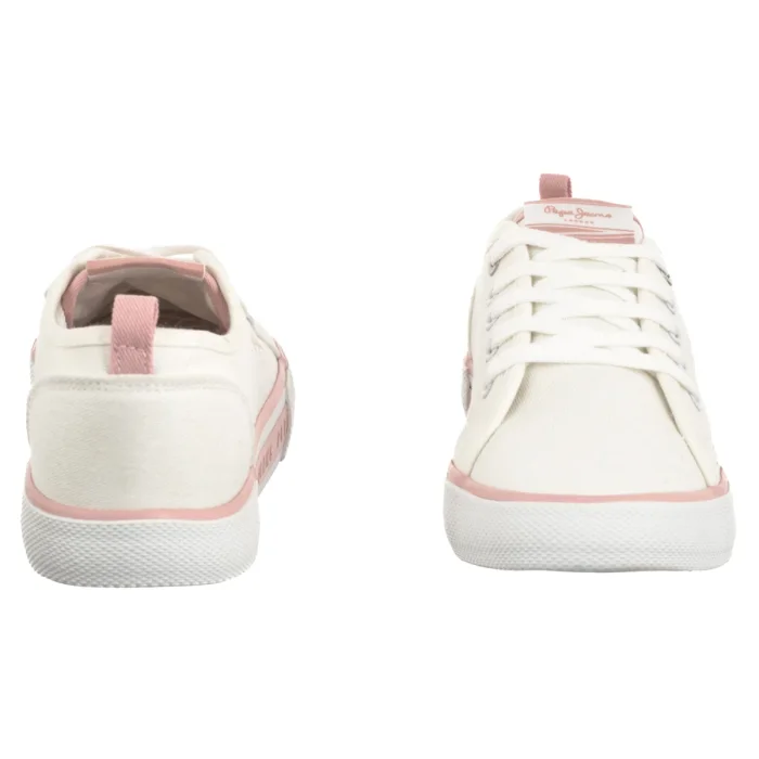 Tenisówki Pepe Jeans Brady Club G Off White PGS300010 803 – zdjęcie 4
