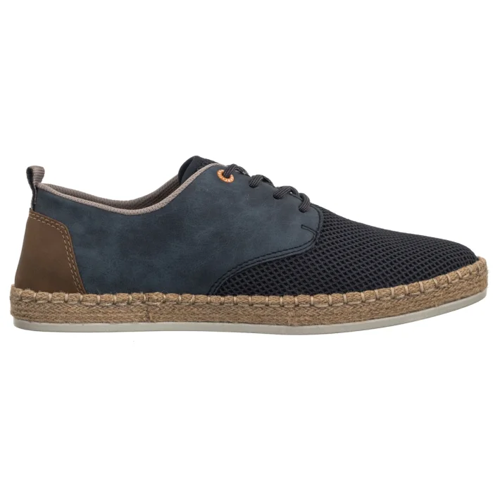 Półbuty Rieker Granatowe B2648-14 Blue – zdjęcie 3