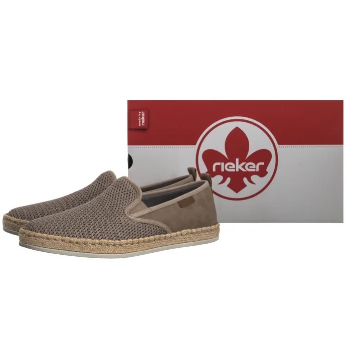 Półbuty Rieker Beżowe B2661-64 Beige – zdjęcie 6