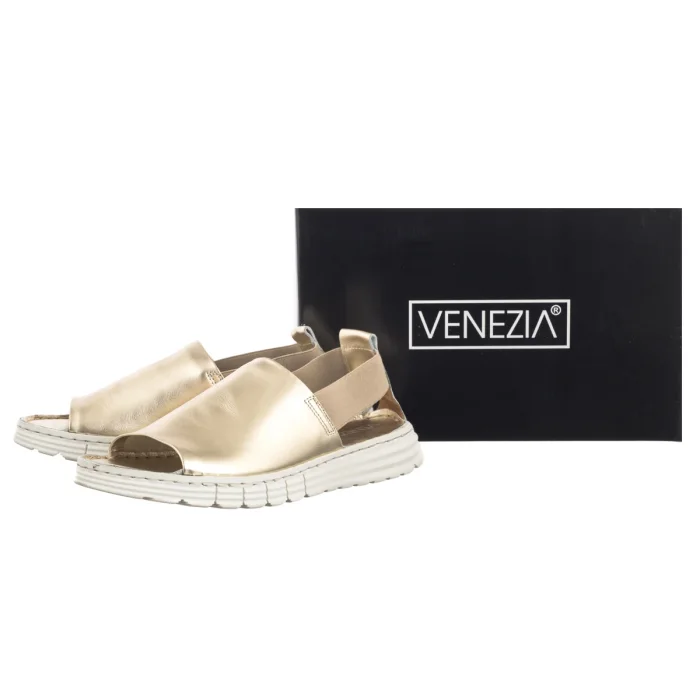 Sandały Venezia Złote V403-03497-01GOL – zdjęcie 5