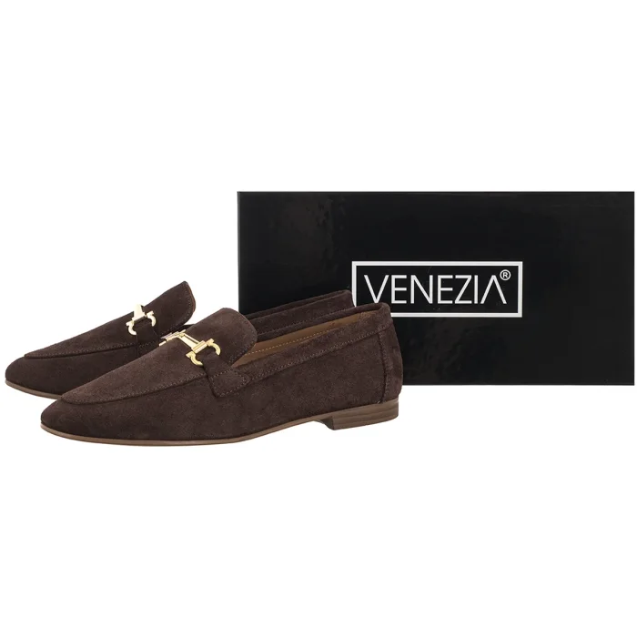 Loafersy Venezia Brązowe V478-03763-02TDM – zdjęcie 6