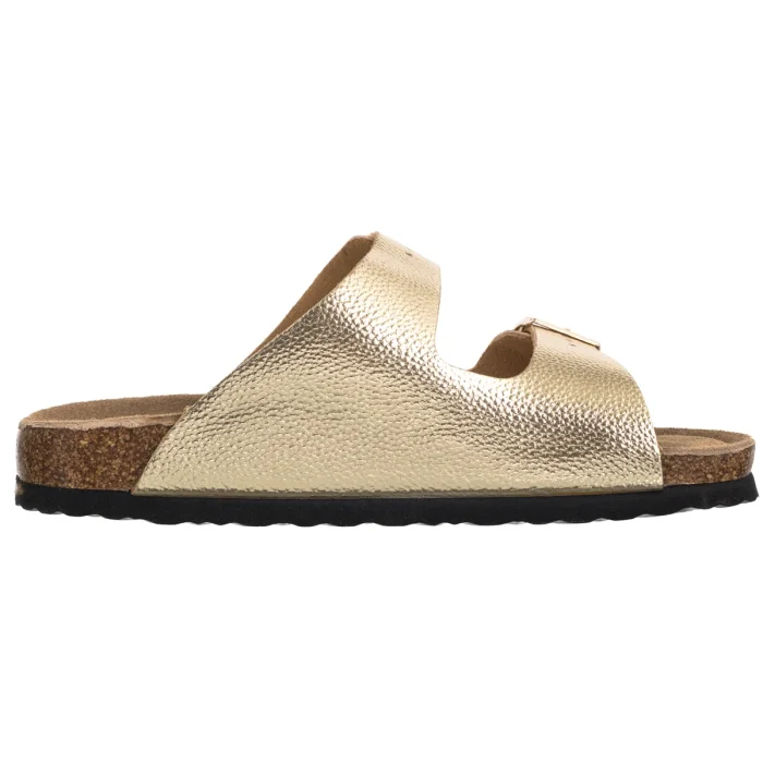 Klapki Filippo Złote DK7062/25 GO – zdjęcie 3