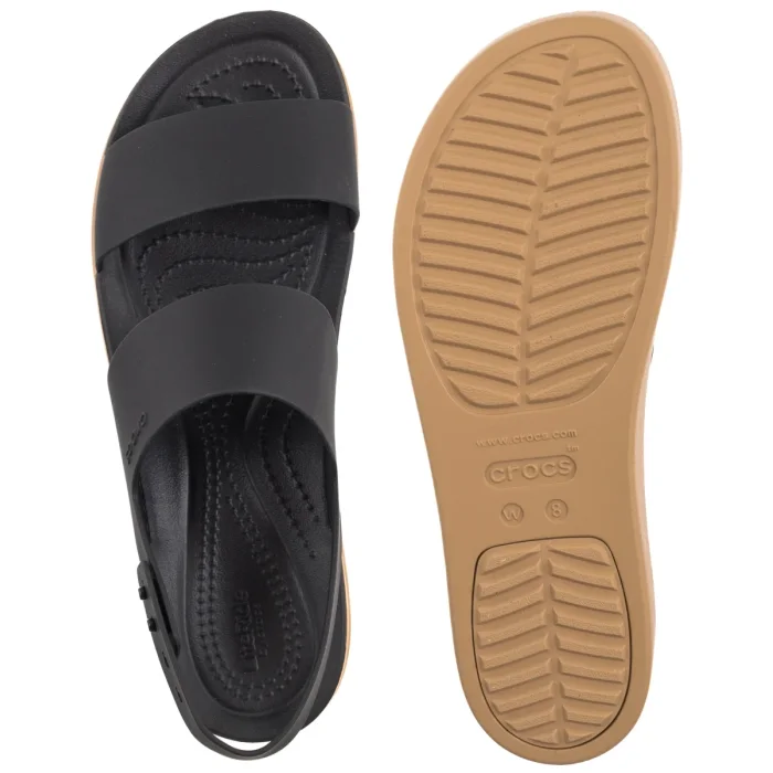 Sandały Crocs Brooklyn Low Wedge W Black/Cashew 206453-0RI – zdjęcie 5