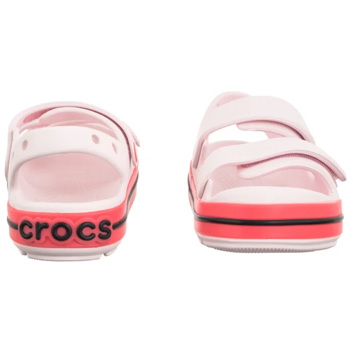 Sandałki Crocs Crocband Cruiser Neon Band Sandal Kid's Bubble Ice/Pink Blast 213346-7DE – zdjęcie 4