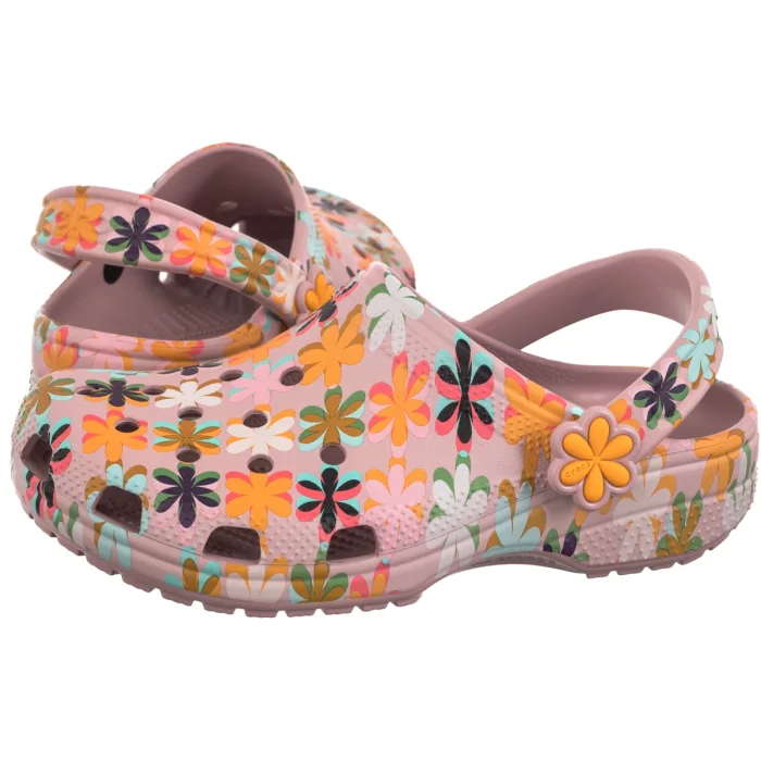 Klapki Crocs Classic etro Summer Clog Kid's Mauve 213269-5AD – zdjęcie 1