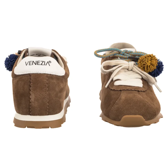 Sneakersy Venezia Brązowe V437-05734-02BRO – zdjęcie 4