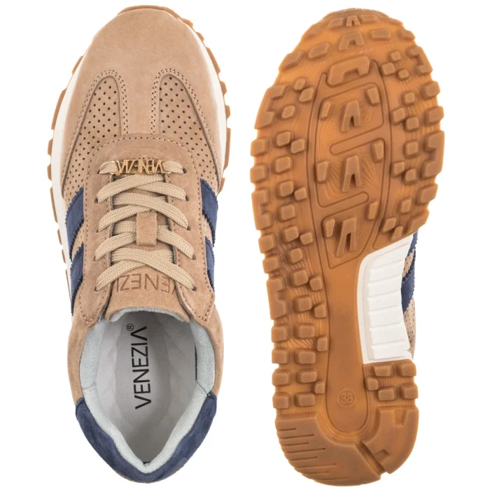 Sneakersy Venezia Beżowe V408-04366-02BEI – zdjęcie 5
