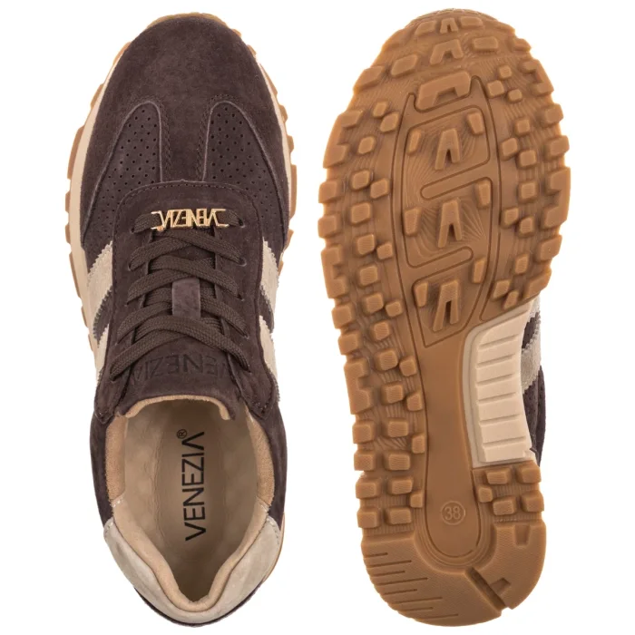 Sneakersy Venezia Brązowe V408-04366-02TDM – zdjęcie 5