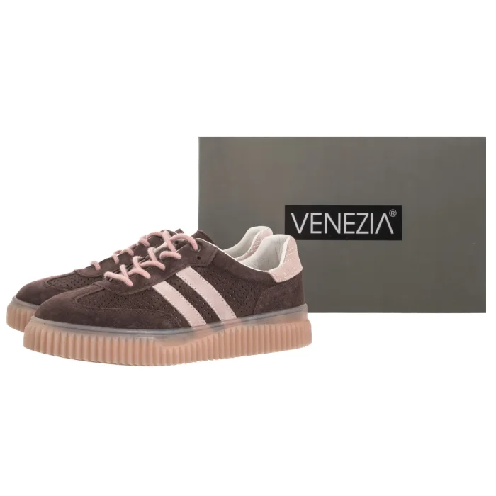 Sneakersy Venezia Brązowe V408-04302-02TDM – zdjęcie 6