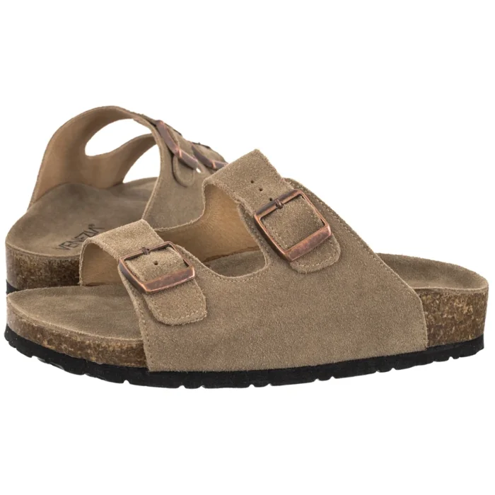 Klapki Venezia Khaki V408-04497-02KHA – zdjęcie 1