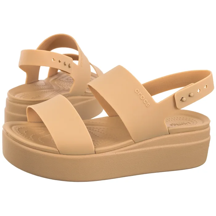 Sandały Crocs Brooklyn Low Wedge W Cashew/Cashew 206453-2NC – zdjęcie 1