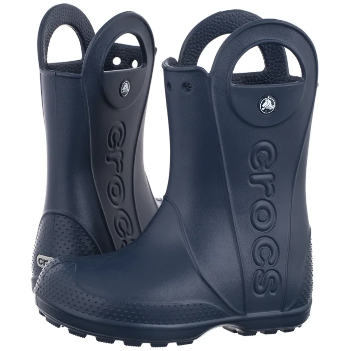 Kalosze Crocs Handle It Rain Boot Kid's Navy 211052-410 – zdjęcie 1