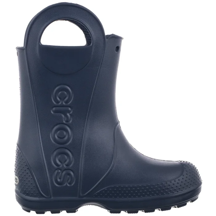 Kalosze Crocs Handle It Rain Boot Kid's Navy 211052-410 – zdjęcie 3