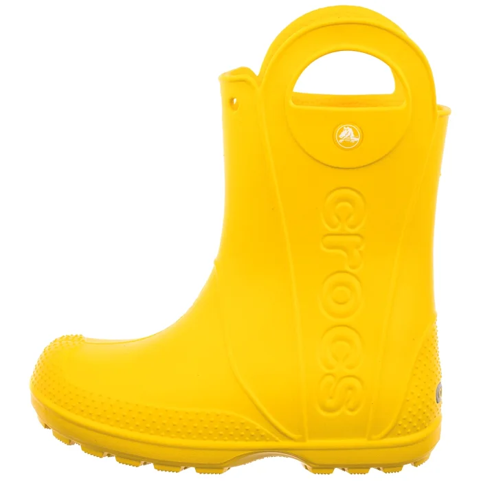 Kalosze Crocs Handle It Rain Boot Kid's Yellow 211052-730 – zdjęcie 2