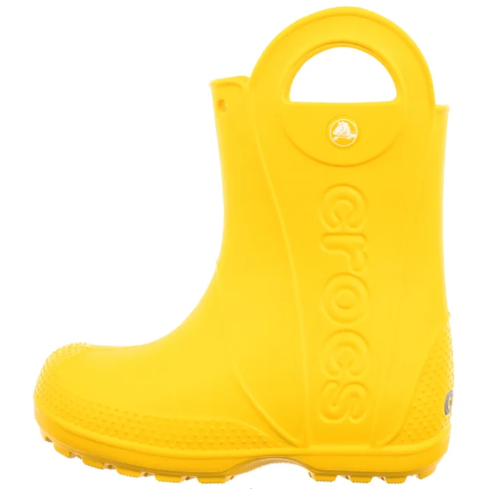 Kalosze Crocs Handle It Rain Boot Kid's Yellow 211056-730 – zdjęcie 2