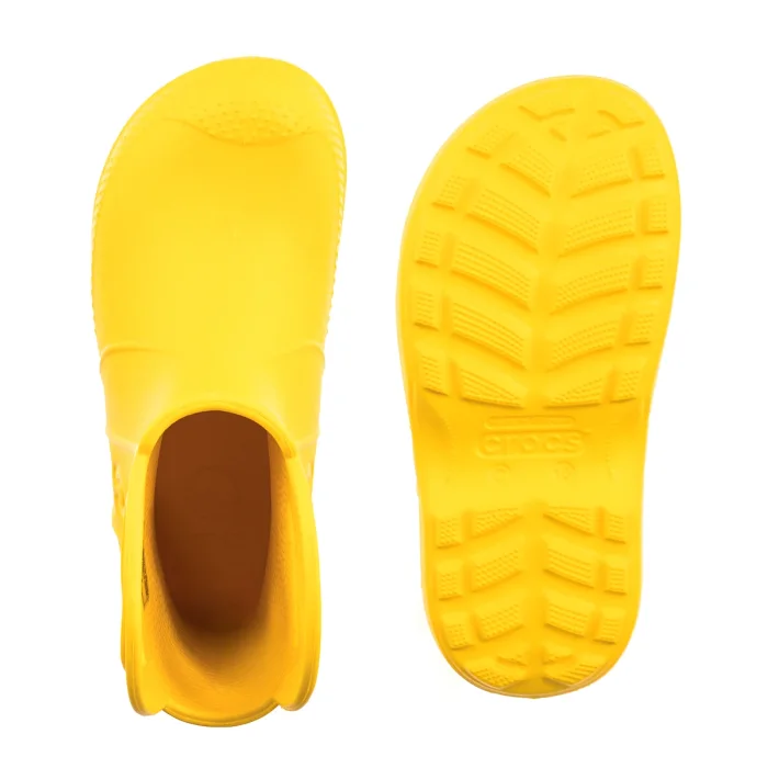Kalosze Crocs Handle It Rain Boot Kid's Yellow 211056-730 – zdjęcie 5