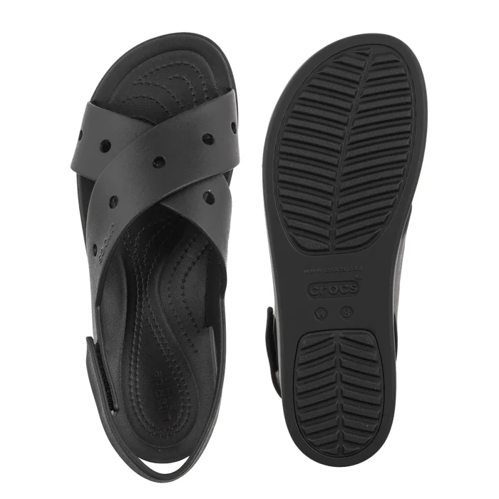 Sandały Crocs Brooklyn 4u Cross Strap Sandal Black 212254-001 – zdjęcie 5
