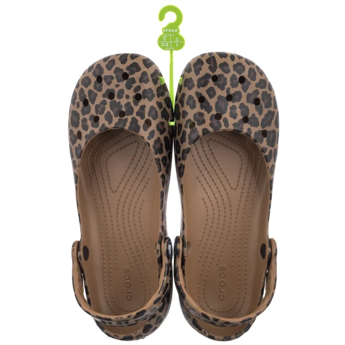 Baleriny Crocs Classic Animal Ballet Sepia/Leaopard 212478-2LD – zdjęcie 6