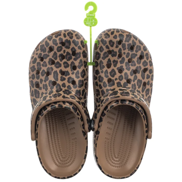 Klapki Crocs Classic Animal Clog K Sepia/Leopard 211881-2LD – zdjęcie 6