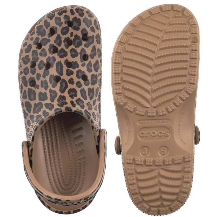 Klapki Crocs Classic Animal Clog K Sepia/Leopard 211881-2LD – zdjęcie 5