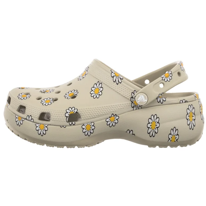 Klapki Crocs Classic Platform Floral Clog Meteor 212668-1WY – zdjęcie 2