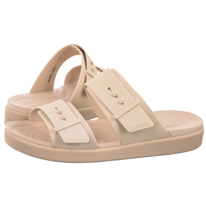 Klapki Crocs Brooklyn Buckle Low Low Quartz 211215-6UR – zdjęcie 1