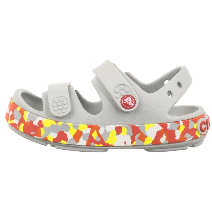 Sandałki Crocs Crocband Cruiser Glow Confetti Sandal Kids Atmosphere/Flame 212528-1X8 – zdjęcie 2
