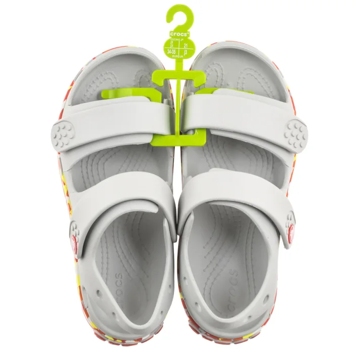 Sandałki Crocs Crocband Cruiser Glow Confetti Sandal Kids Atmosphere/Flame 212527-1X8 – zdjęcie 6