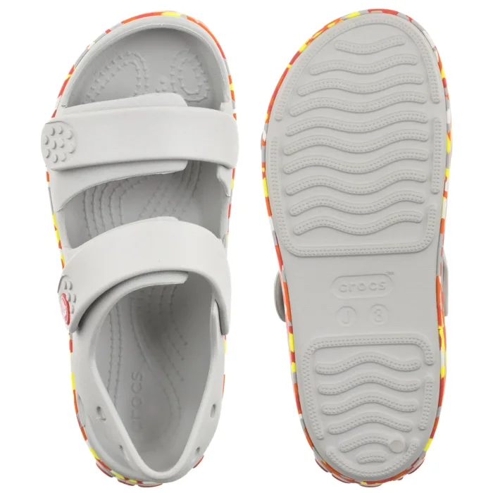 Sandałki Crocs Crocband Cruiser Glow Confetti Sandal Kids Atmosphere/Flame 212527-1X8 – zdjęcie 5