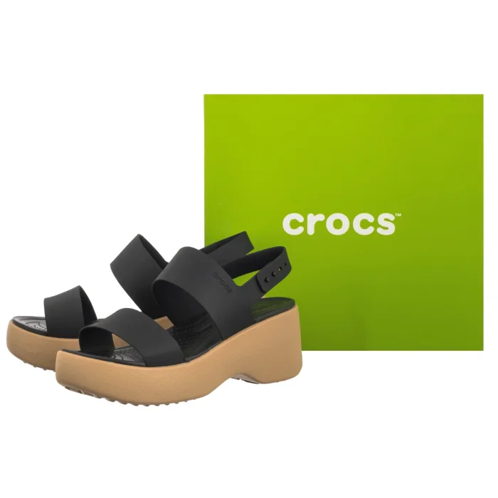 Sandały Crocs Brooklyn Sky Sandal Black/Cashew 212250-0RI – zdjęcie 6