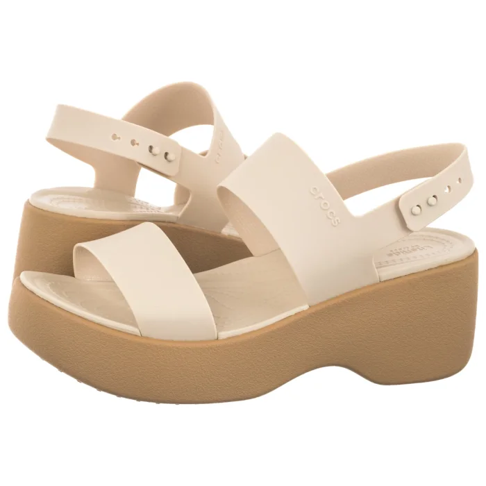 Sandały Crocs Brooklyn Sky Sandal Frappe/Cashew 212250-2MQ – zdjęcie 1