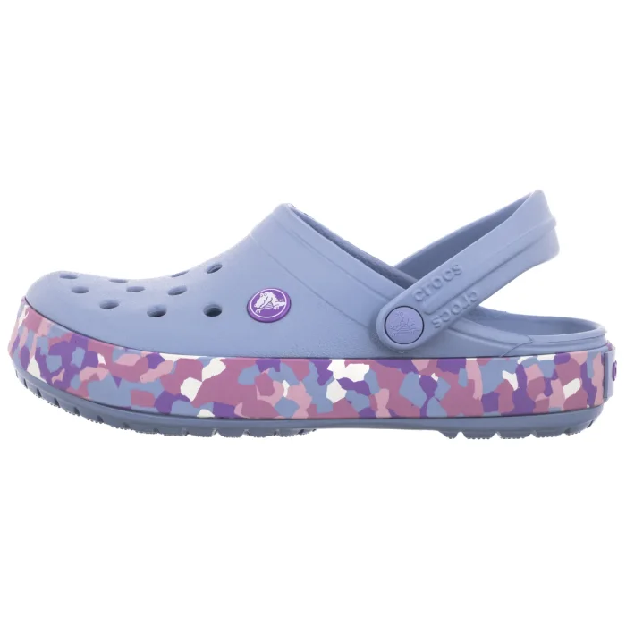 Klapki Crocs Crocband Glow Confetti Band Clog Kid's Blue Haze/Multi 212523-4ZA – zdjęcie 2