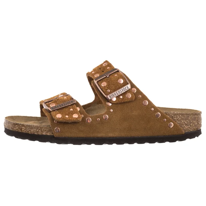 Klapki Birkenstock Arizona Rivet Border Mink 1031731 – zdjęcie 2