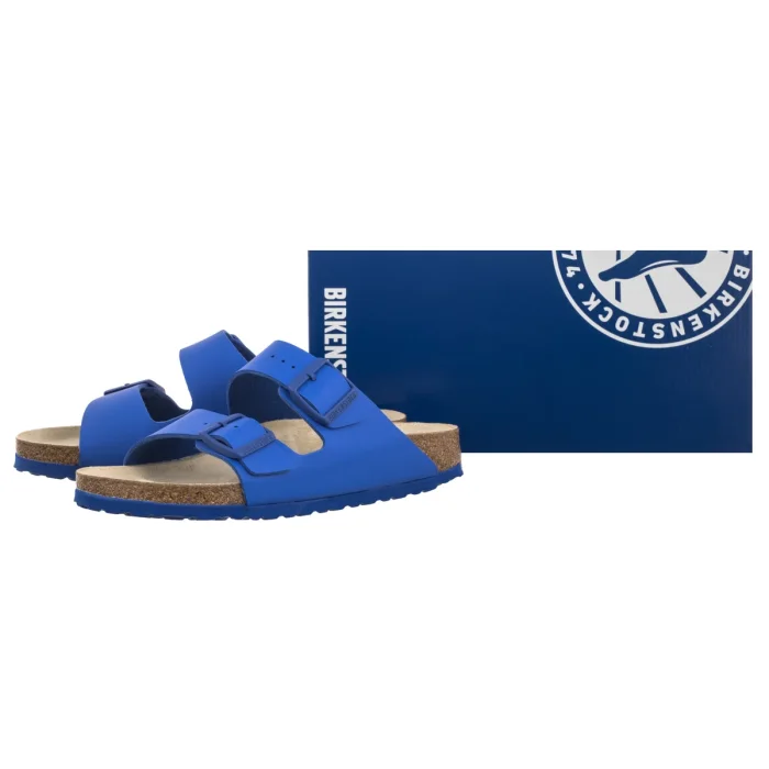 Klapki Birkenstock Arizona BS Ultra Blue Echt Leder 1031465 – zdjęcie 6