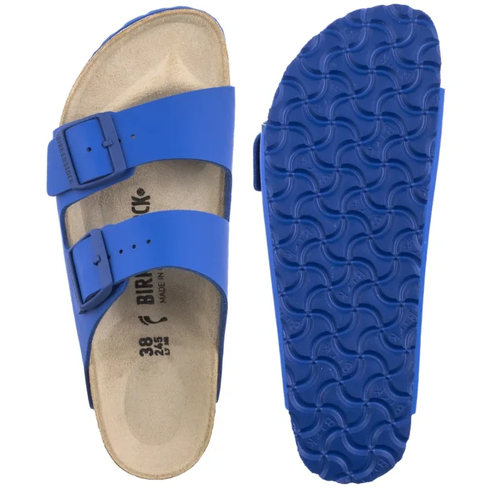 Klapki Birkenstock Arizona BS Ultra Blue Echt Leder 1031465 – zdjęcie 5