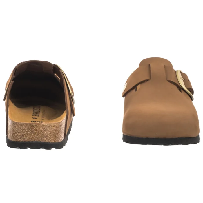 Klapki Birkenstock Boston Big Buckle Mink Tonal FB Leather 1032949 – zdjęcie 4